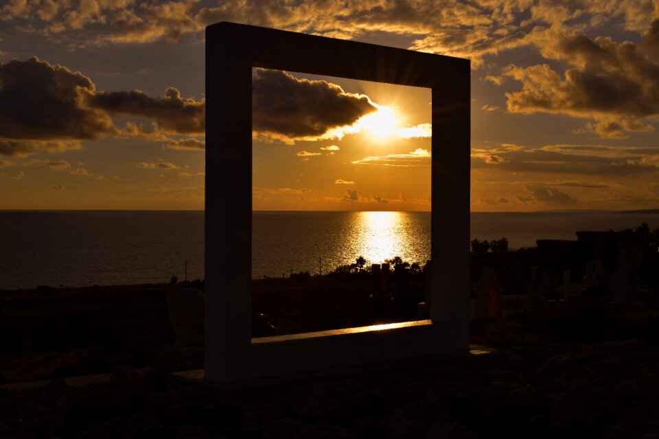 Window sunset sun