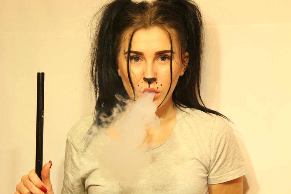 Model beautiful magic
