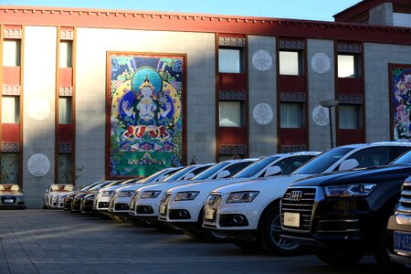 Audi automotive parking finish