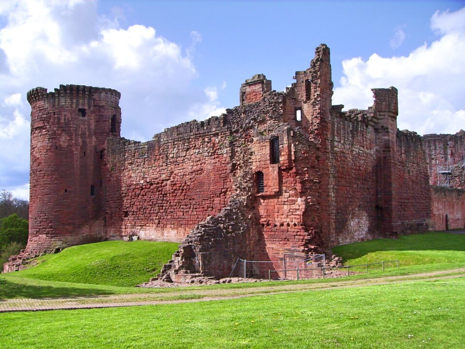 Medieval red sandstone