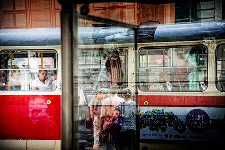 Station tram public transport