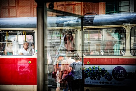 Station tram public transport photo