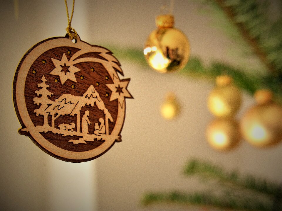 Christmas decoration gold