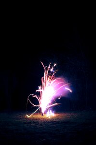Light fire sparkle photo