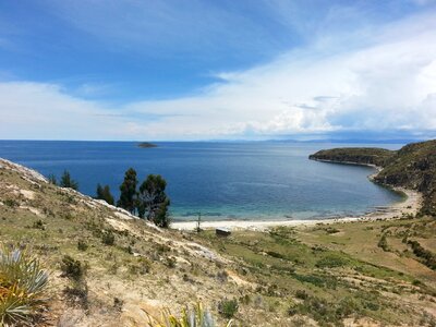Isla del sol bolivia lake titicaca photo