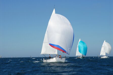 Boat sailing