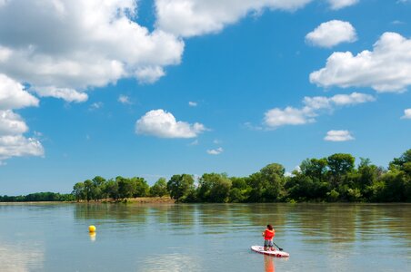 River water oars photo