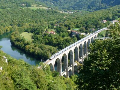 River train bridge