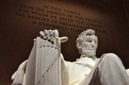 Washington dc history lincoln monument photo