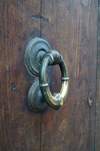 Wooden door sorrento italy doorknocker