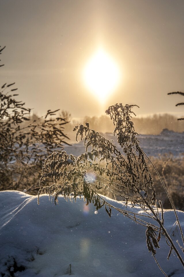 Snow wintry ice