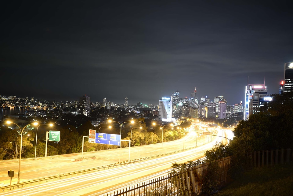 City highway traffic photo