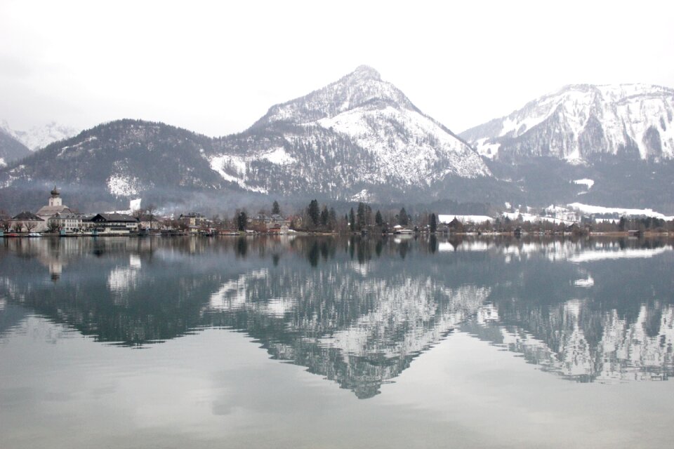Cold lake mirroring