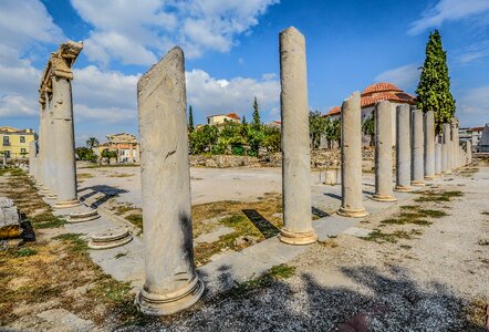 Ruins agora columns photo