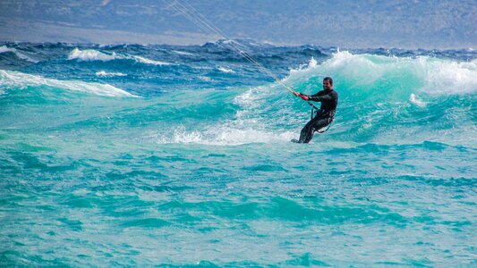 Sea extreme surfer photo