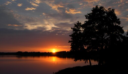 Lake abendstimmung sunset photo
