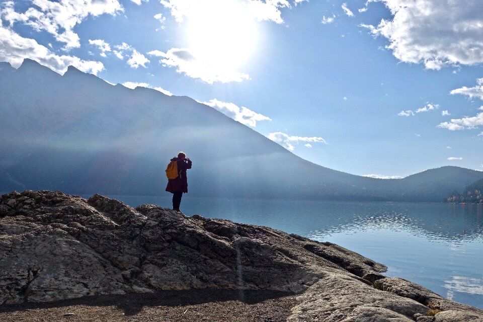 Mountains lake landscape