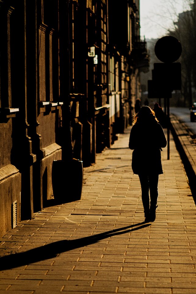 The sun outline city