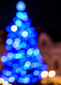 Christmas tree glitter bright
