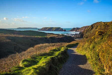 Walkway rocks wales photo