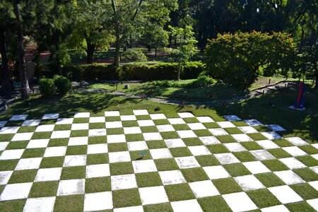 Zen japanese garden grid photo