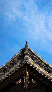 Roof sky positive photo