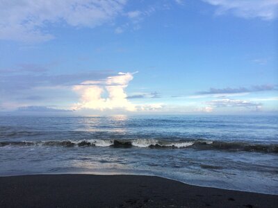 Nature cloud seacoast photo