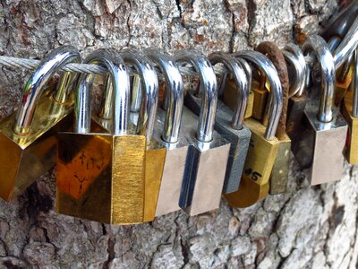 Love padlocks friendship photo