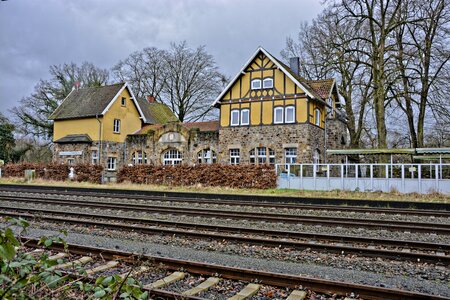 Railway station osnabrück train photo