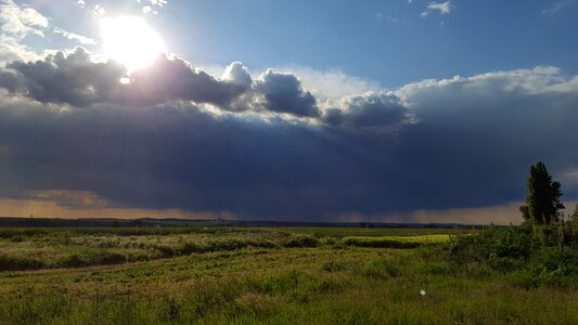 Clouds plains weather photo