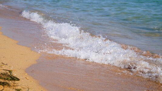 Foam sand black sea