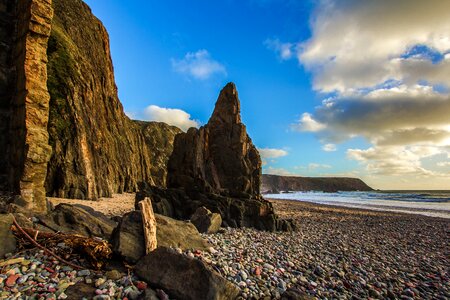 Beach ocean wales photo