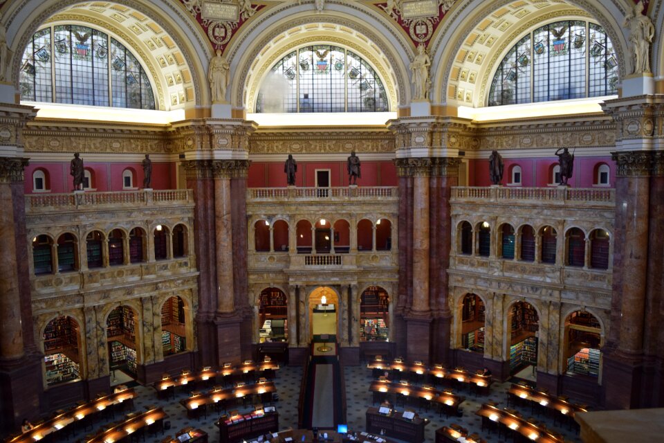 Historic brown library