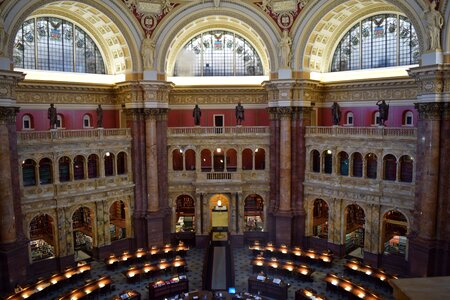 Historic brown library