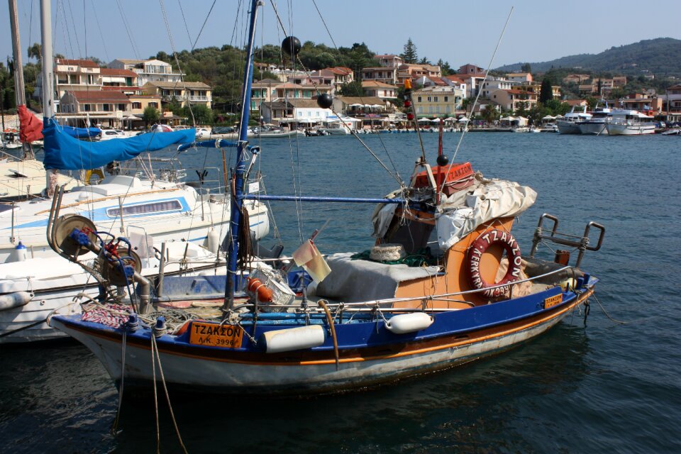 Ship wooden boat water photo