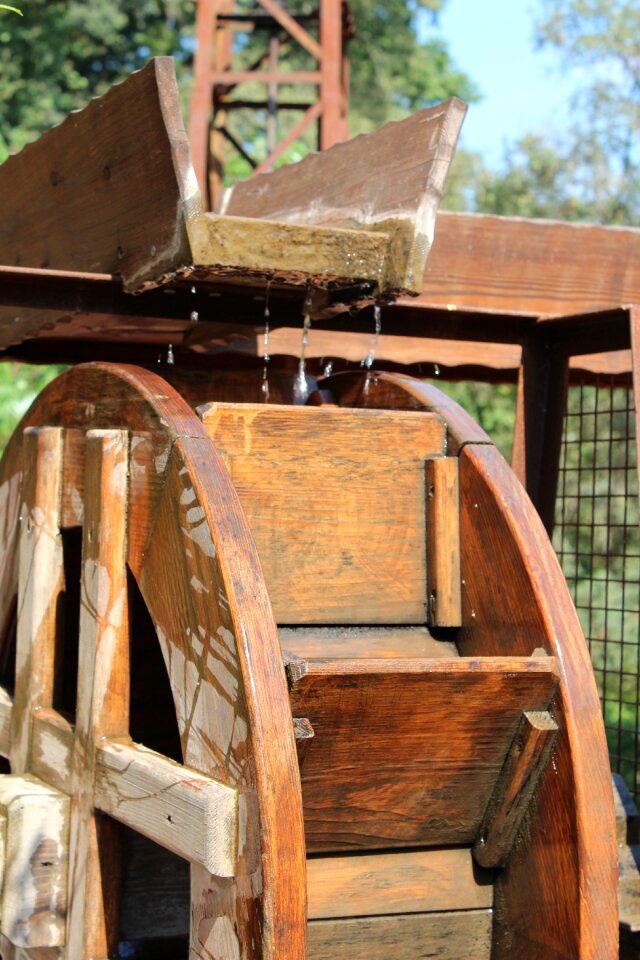 Vintage old wooden