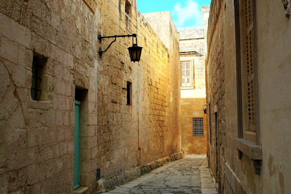 Alley mediterranean island