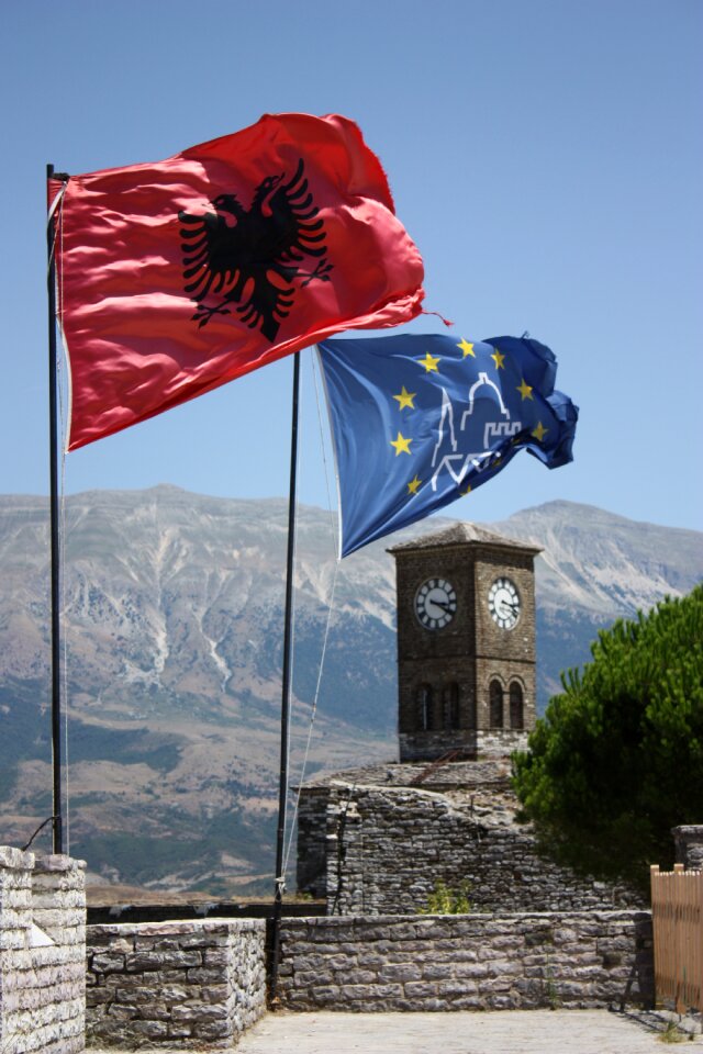 Flag landscape holiday