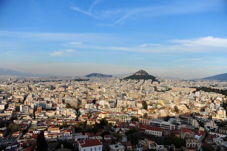 Athens a bird's eye view overlooking the