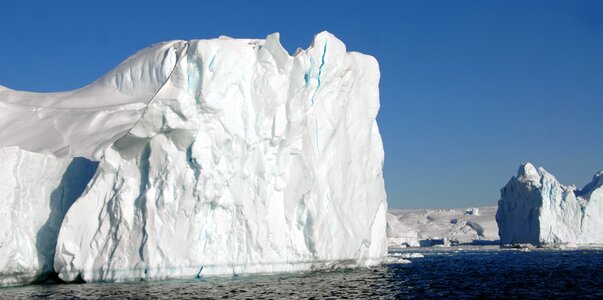 Iceberg ice snow