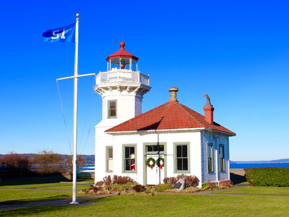 Coast blue sky nautical