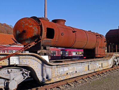 Rusty boiler firebox