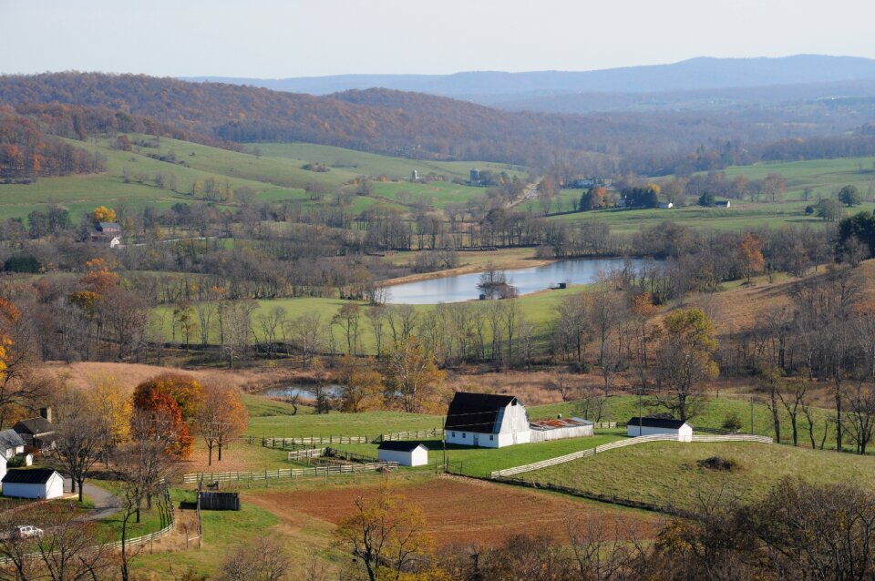 Meadow farmland rural