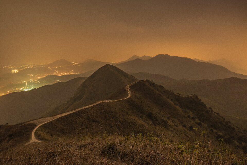 Dusk scenic evening