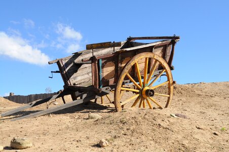 Western landscape sand hill
