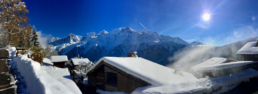 Alps summits landscape photo