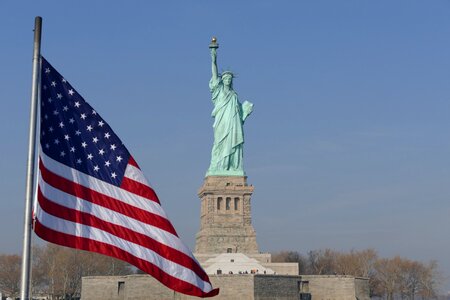 Statue of liberty national america photo