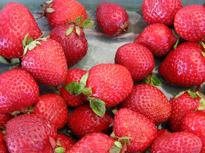 Red fruits red strawberry