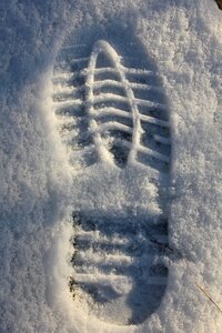 Tracks winter step photo