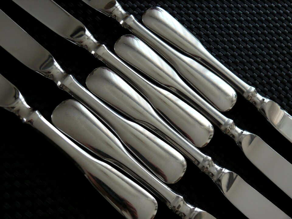 Knife restaurant silver